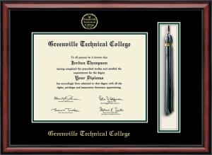 Image of GTC Gold Embossed Tassel Diploma Frame
